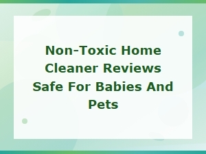 Non-Toxic Home Cleaner Reviews: Safe for Babies and Pets